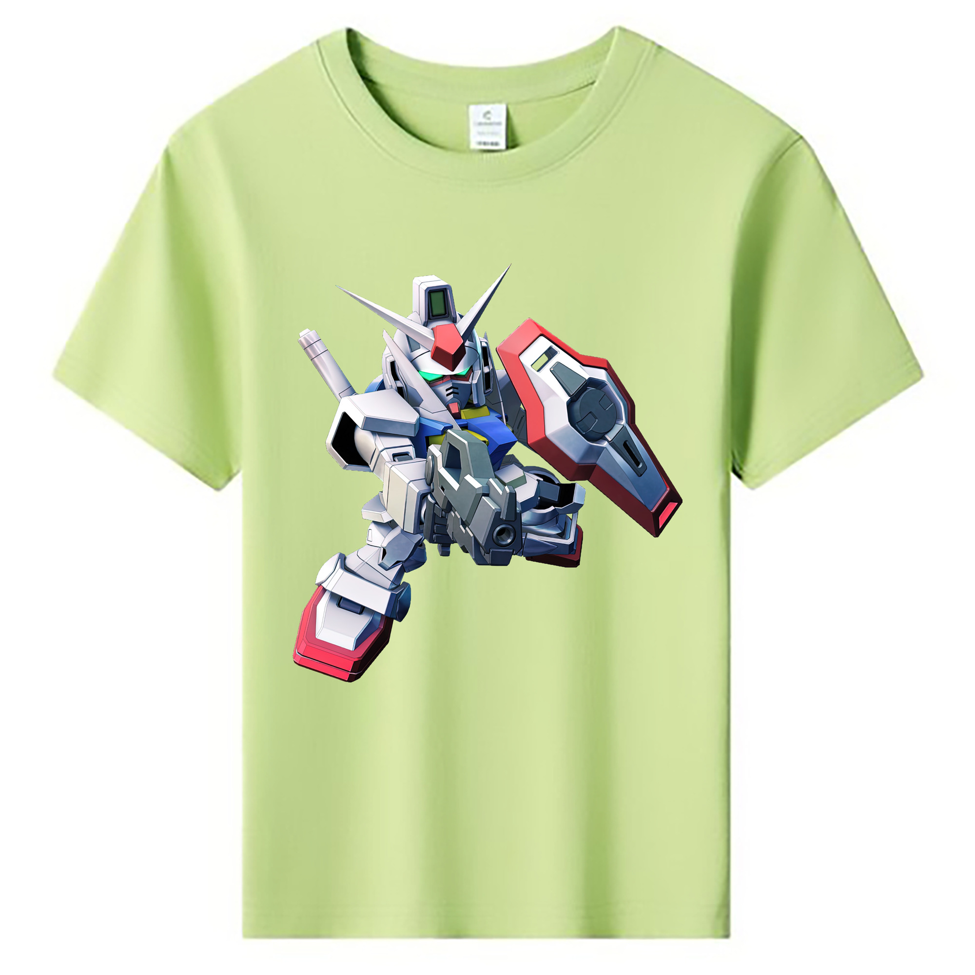 （画像用） 機動戦士ガンダム Mobile Suit Gundam 綿100％キッズTシャツ（フロントプリント）